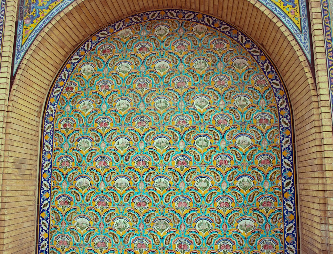 Photo turquoise color
