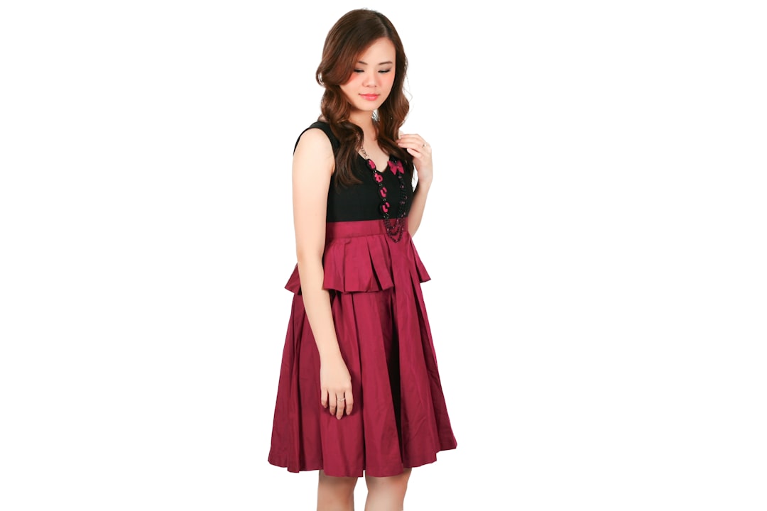 Photo flared dress